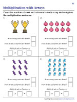 Describing Multiplication Arrays - 3