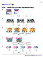 Writing Multiplication Sentences | Equal Groups - 2