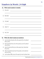 Revision Worksheets | 6-Digit