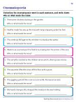 Underlining Onomatopoeic Words | Who Made the Noise? - 3