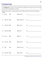 Matching Words to Create Oxymorons - 3