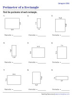 Perimeter of Rectangles - Integers | Level 1 - 3