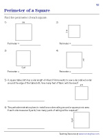 Perimeter of Squares | Basic - 3