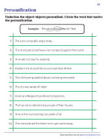 Identifying Personifications and Objects Personified - 1