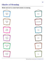 Matching Words with Similar Meaning - 2