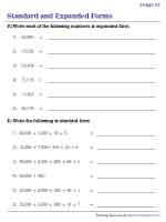Standard and Expanded Form of 4-digit and 5-digit Numbers - 2