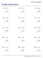 Subtracting 2-digit Numbers | Regrouping - 3