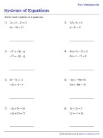 Solving Systems of Equations | Two Variables - 3