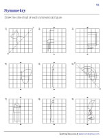 Draw the Mirror Image - Grid