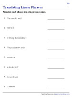 Translating Linear Phrases - 2