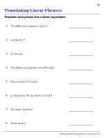 Translating Linear Phrases - 3