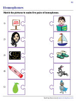 Matching Homophones - 1
