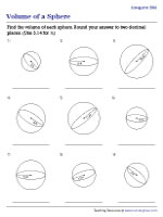 Volume of a Sphere - Integers | Easy - 3
