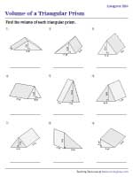 Finding Volume of Triangular Prisms | Easy - 2