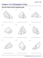 Finding Volume of Triangular Prisms | Easy - 3